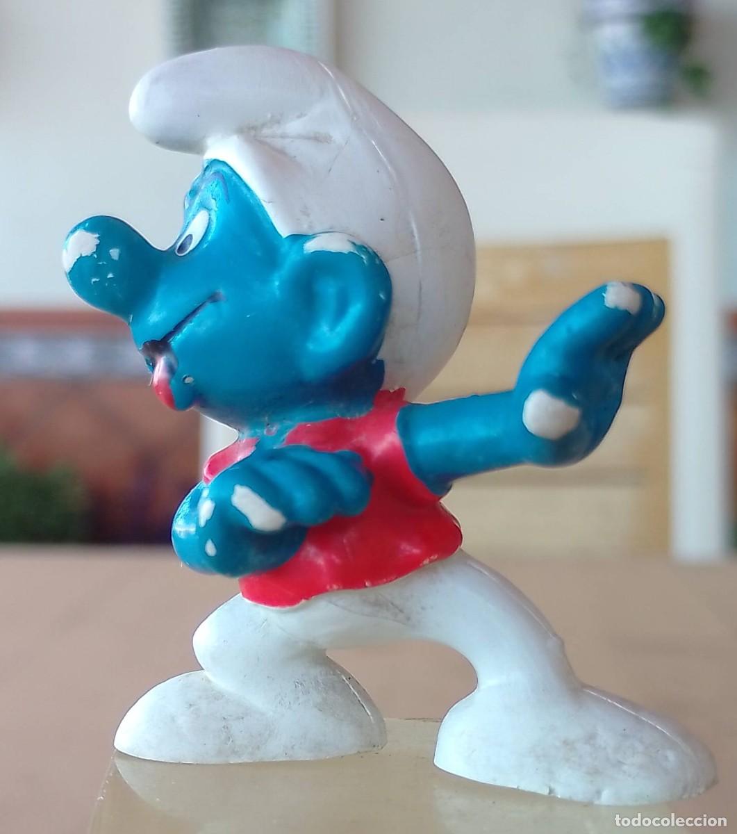 Figuras de goma y PVC: Figura de Pitufo Skater - Foto 4