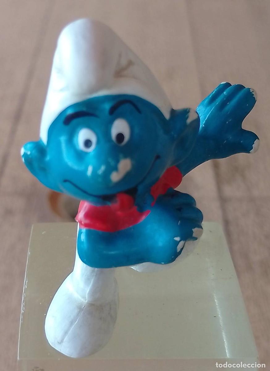 Figuras de goma y PVC: Figura de Pitufo Skater - Foto 5
