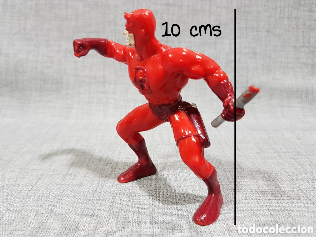 Figuras de goma y PVC: FIGURAS DARE DEVIL Y IRON MAN. MARCA YOLANDA. A&Ntilde;O 1996 - Foto 3