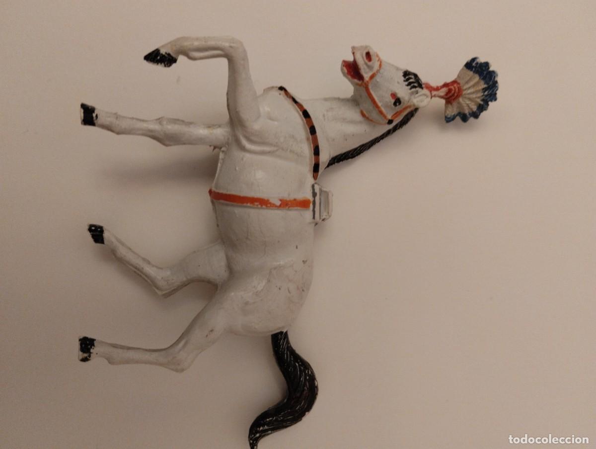 Figuras de goma y PVC: Mujer equilibrista con su caballo. Jecsan - Foto 5