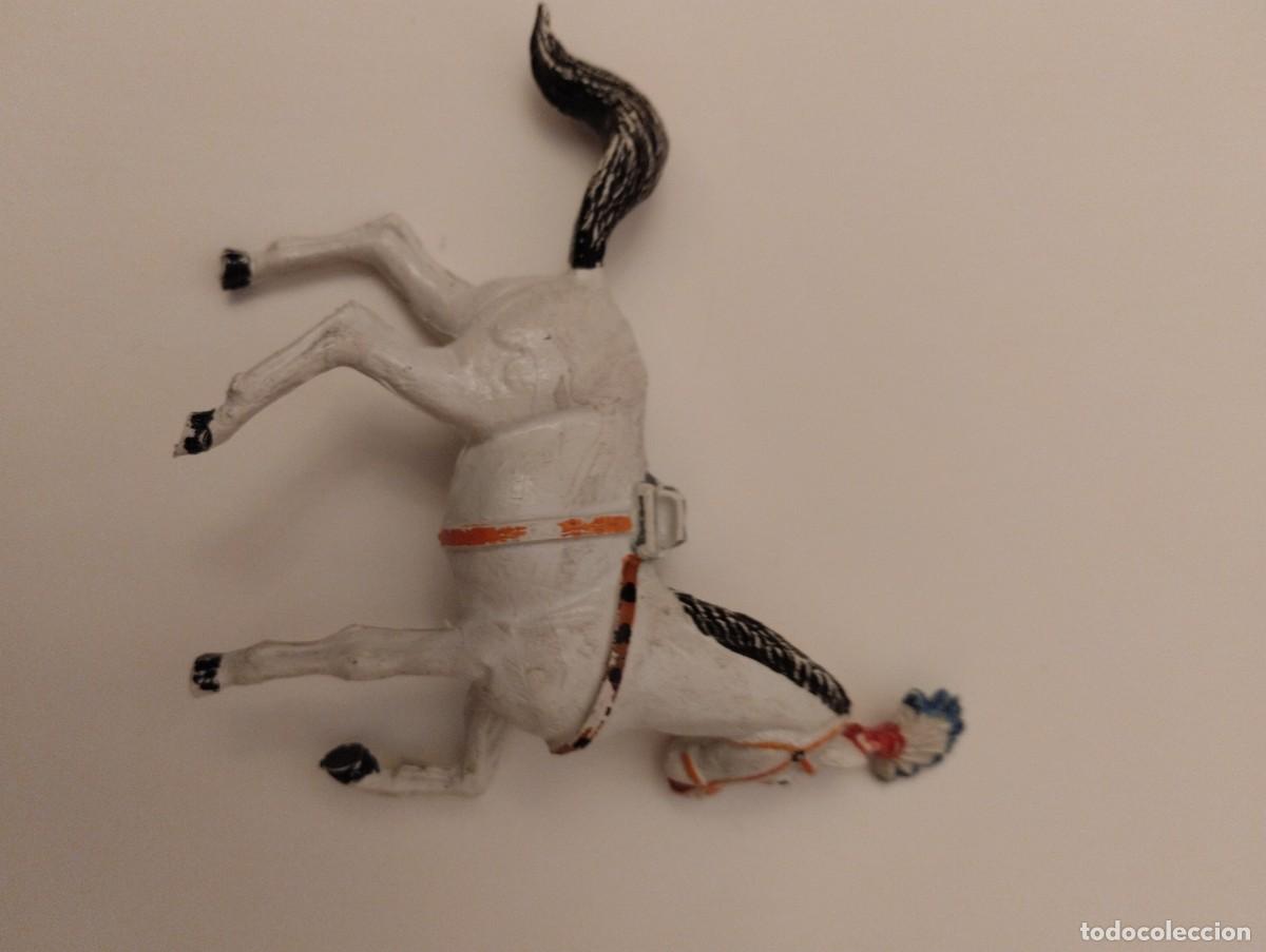 Figuras de goma y PVC: Mujer equilibrista con su caballo. Jecsan - Foto 6