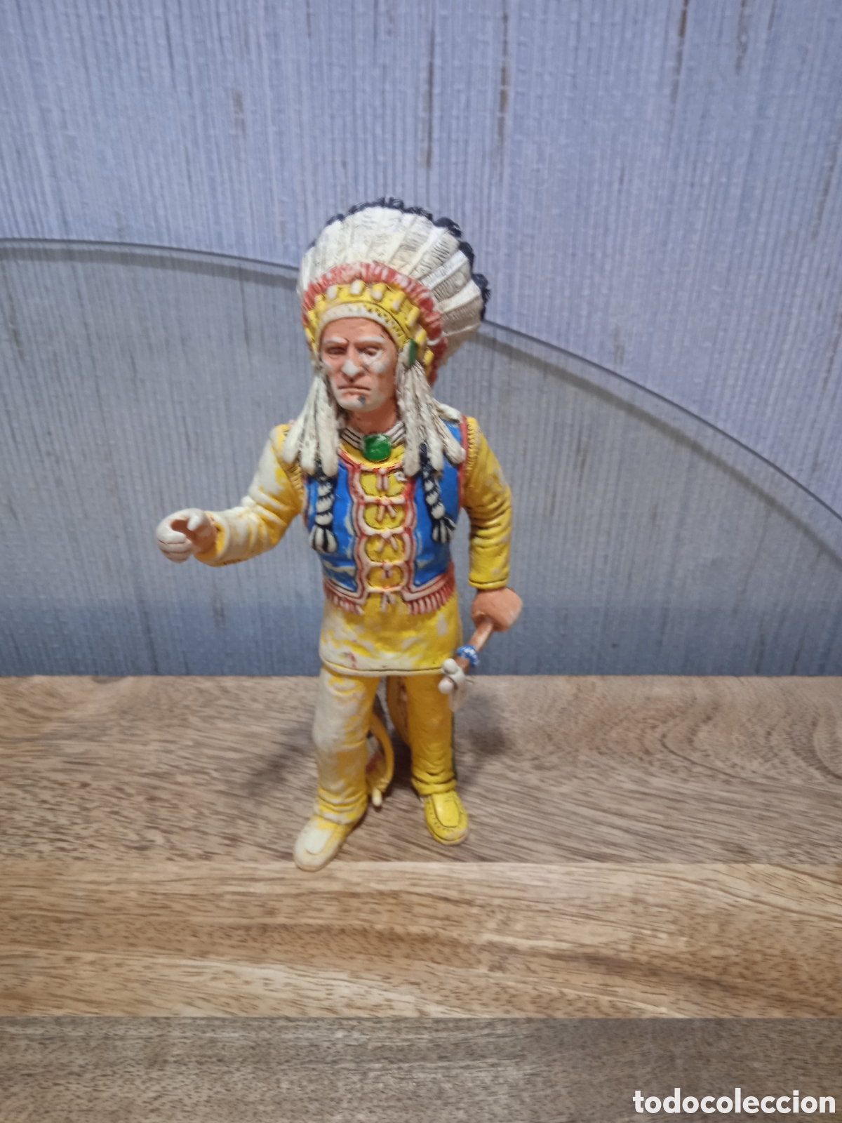 Figuras de goma y PVC: Indio comansi antiguo - Foto 4