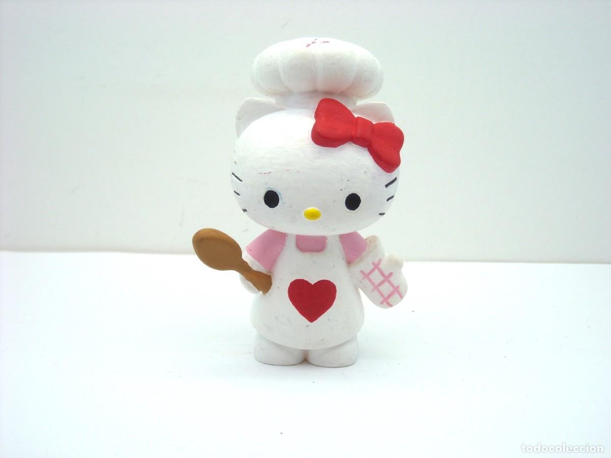 Figuras de goma y PVC: Figura de Hello Kitty. Cocinero. Comansi. - Foto 1