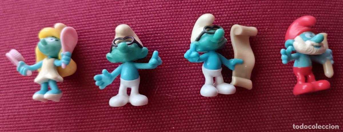 Figuras de goma y PVC: 4 Pitufos ( PEYO) 2016 - Foto 1