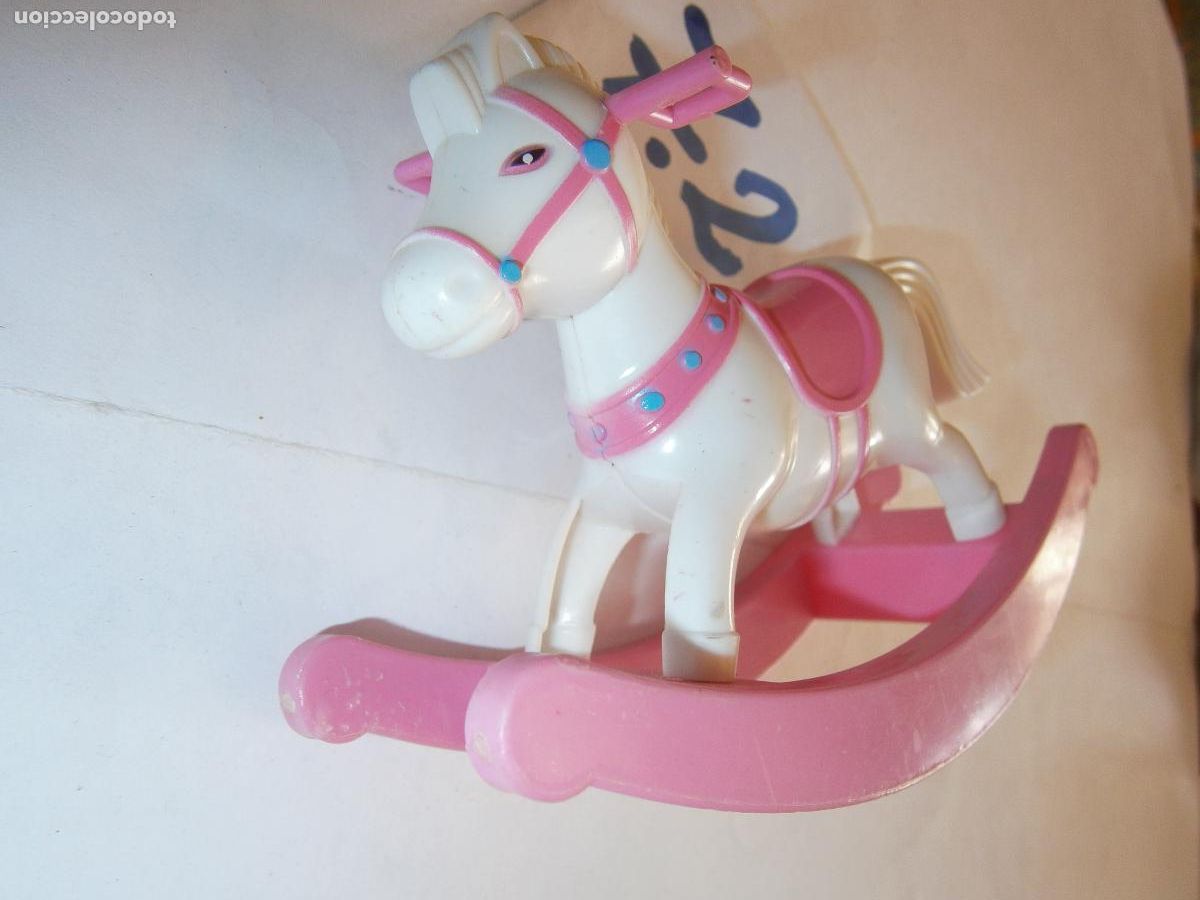 Figuras de goma y PVC: CABALLO BALANCIN +- 12 CM - Foto 1