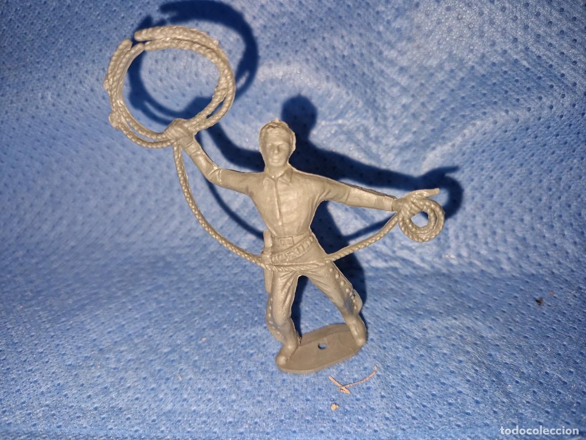 Figuras de goma y PVC: VAQUERO FIGURA DEL OESTE DE COMANSI - Foto 1