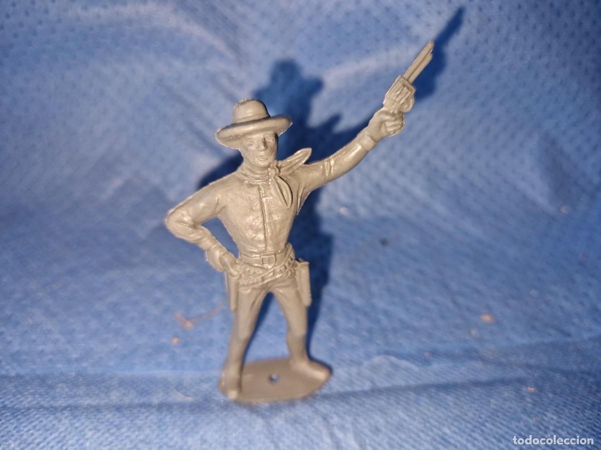 Figuras de goma y PVC: VAQUERO FIGURA DEL OESTE DE COMANSI - Foto 1