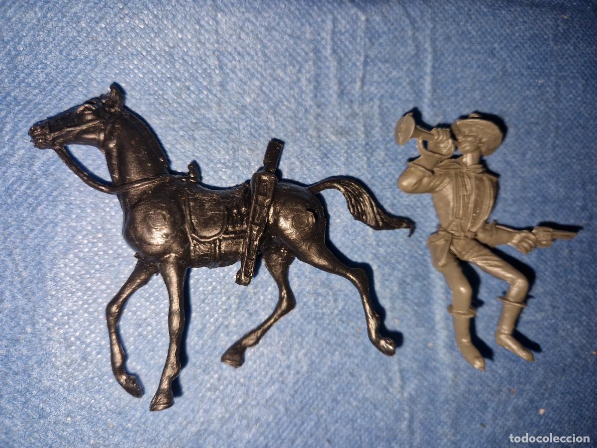 Figuras de goma y PVC: VAQUERO FIGURA DEL OESTE DE COMANSI - Foto 1