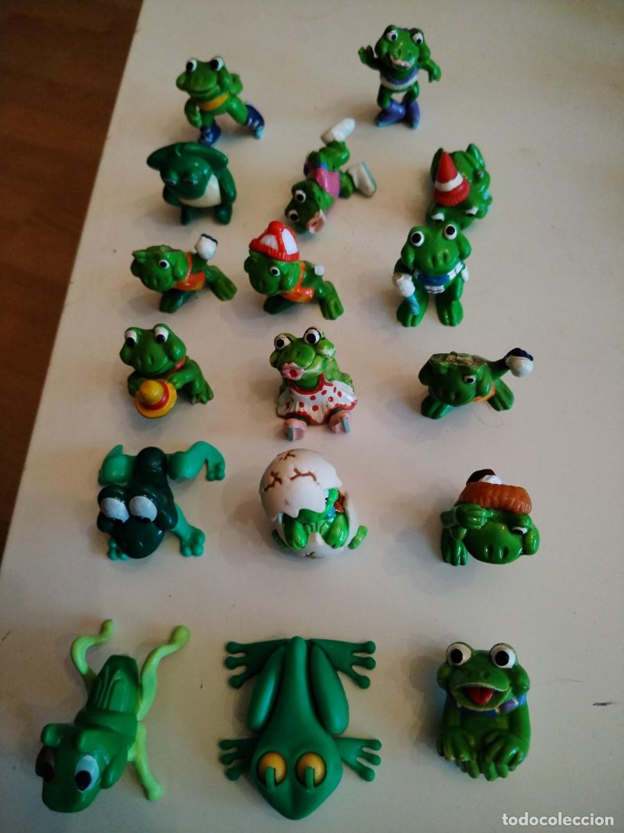 Figuras de goma Kinder: Ranas -Lote Kinder -ferrero - Foto 1