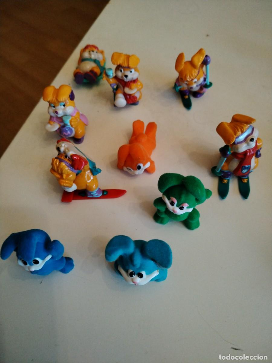 Figuras de goma Kinder: Conejos -lote kinder - ferrero - Foto 1