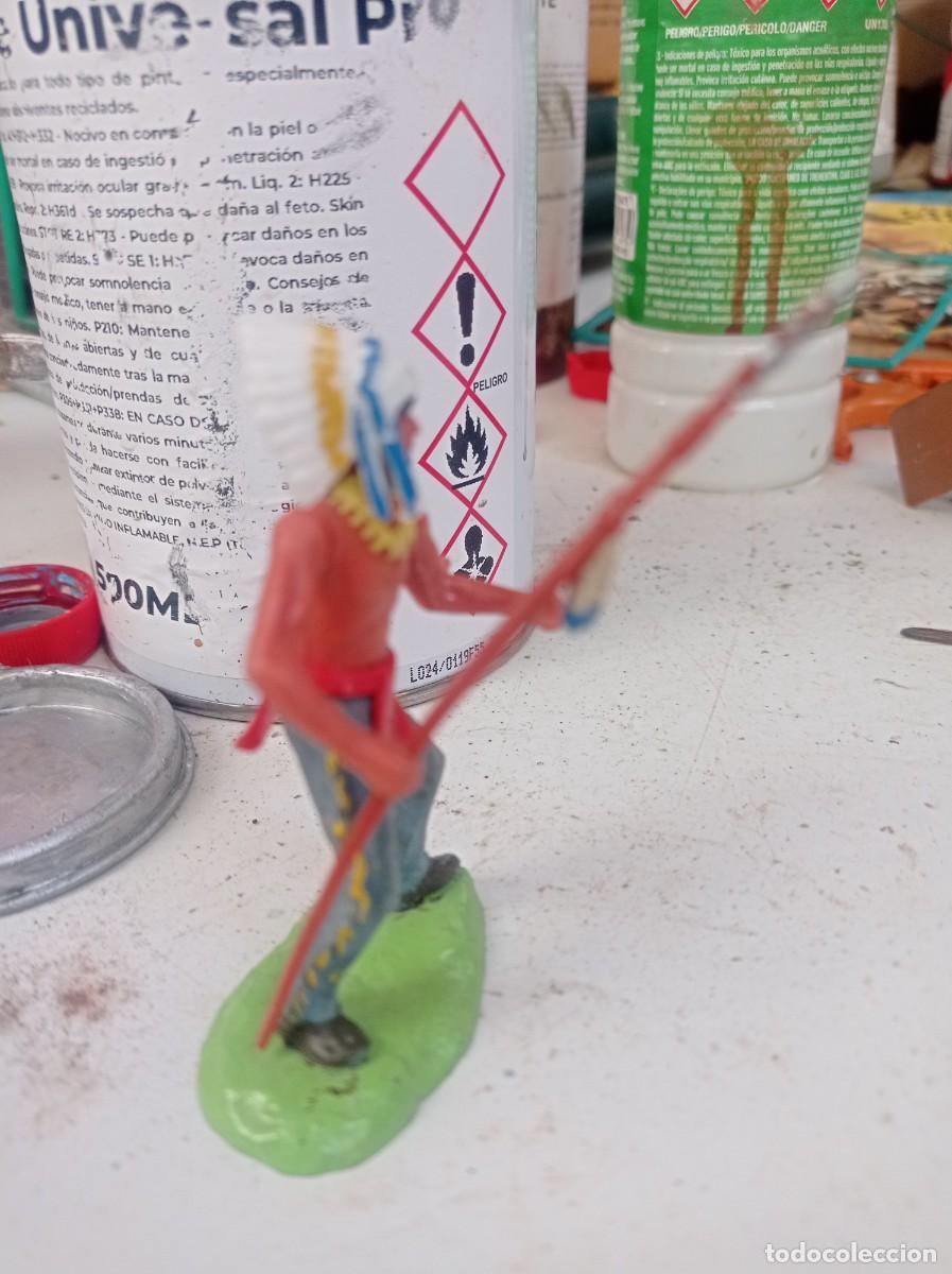 Figuras de goma y PVC: Indio de elastolin jecsan - Foto 3