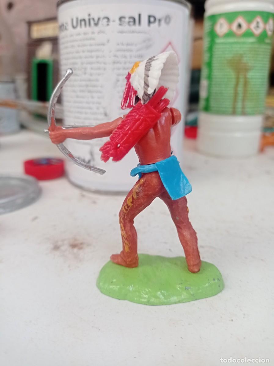 Figuras de goma y PVC: Indio de elastolin jecsan - Foto 2