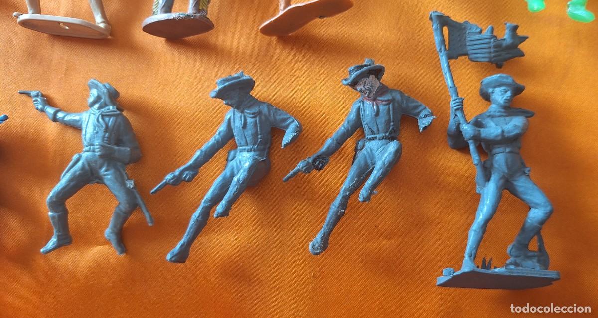 Figuras de goma y PVC: Lote Indios y Vaqueros de Pl&aacute;stico - Comansi - Jecsan - Reamsa - - Foto 9