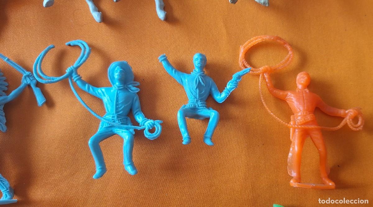 Figuras de goma y PVC: Lote Indios y Vaqueros de Pl&aacute;stico - Comansi - Jecsan - Reamsa - - Foto 15