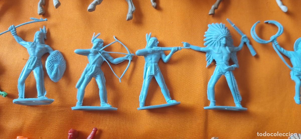 Figuras de goma y PVC: Lote Indios y Vaqueros de Pl&aacute;stico - Comansi - Jecsan - Reamsa - - Foto 16