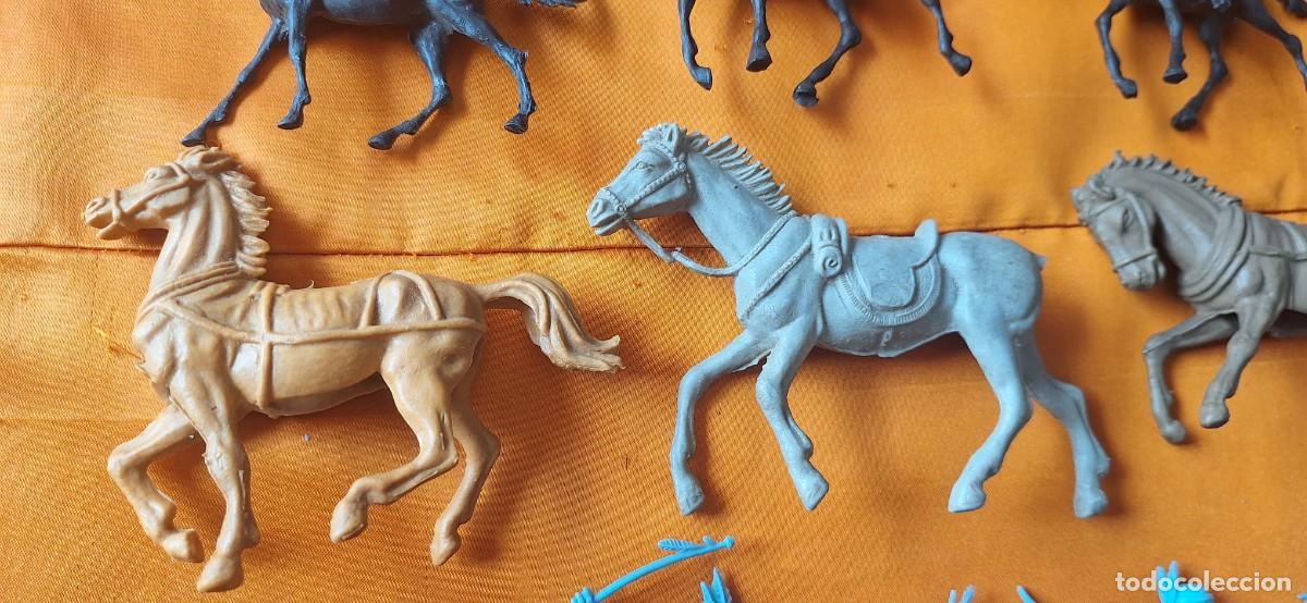 Figuras de goma y PVC: Lote Indios y Vaqueros de Pl&aacute;stico - Comansi - Jecsan - Reamsa - - Foto 18