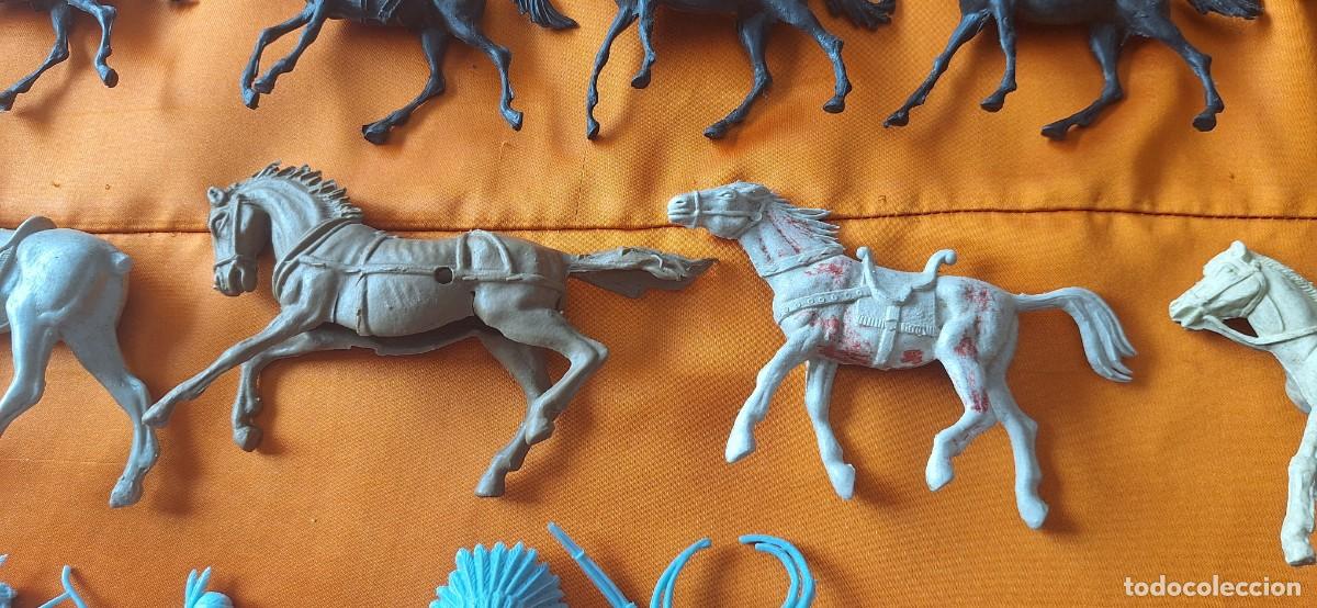 Figuras de goma y PVC: Lote Indios y Vaqueros de Pl&aacute;stico - Comansi - Jecsan - Reamsa - - Foto 19