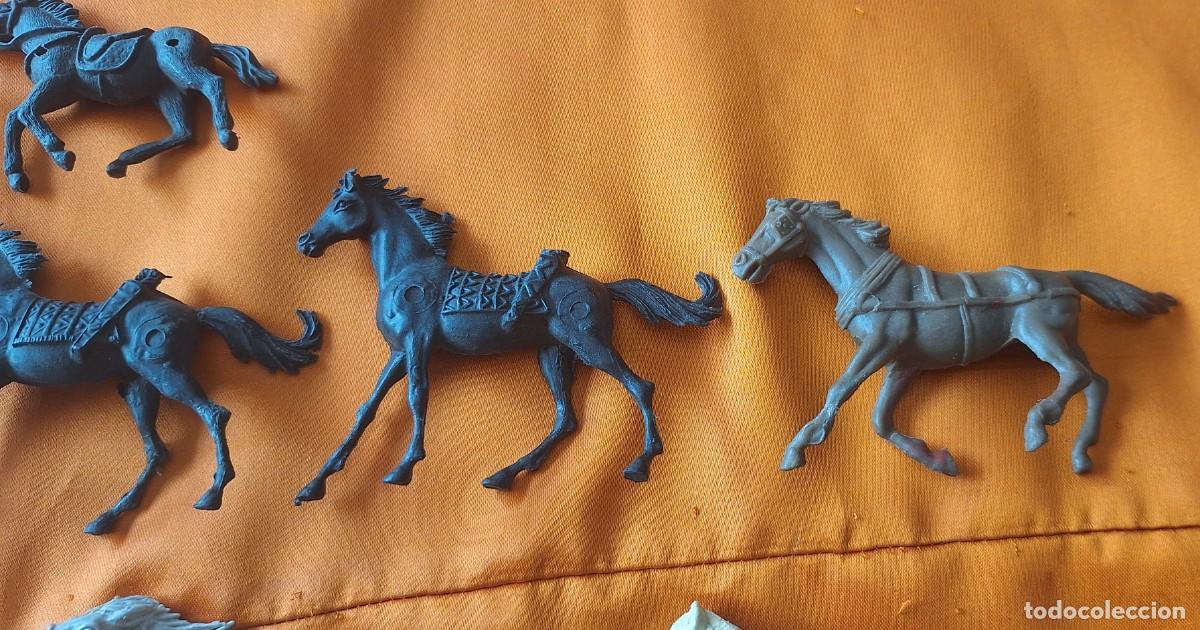 Figuras de goma y PVC: Lote Indios y Vaqueros de Pl&aacute;stico - Comansi - Jecsan - Reamsa - - Foto 21