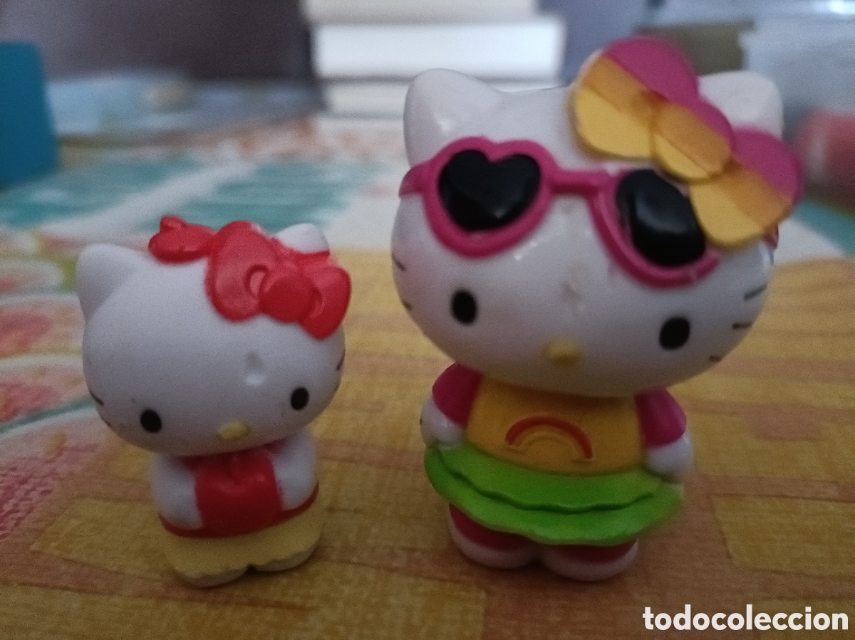 Figuras de goma y PVC: 2 Mu&ntilde;ecos/Figuras PVC Hello Kitty - Foto 1