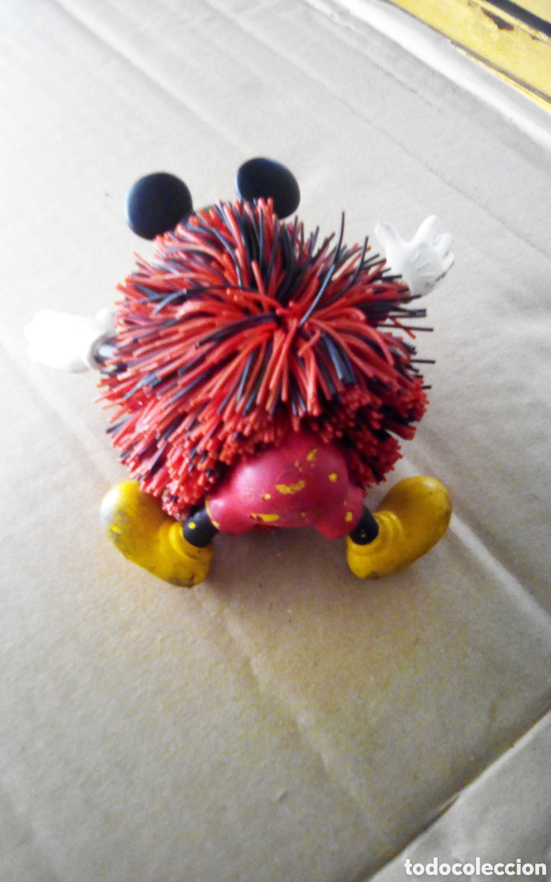 Figuras de goma y PVC: Mickie como erizo flecos. Pl&aacute;stico. - Foto 3