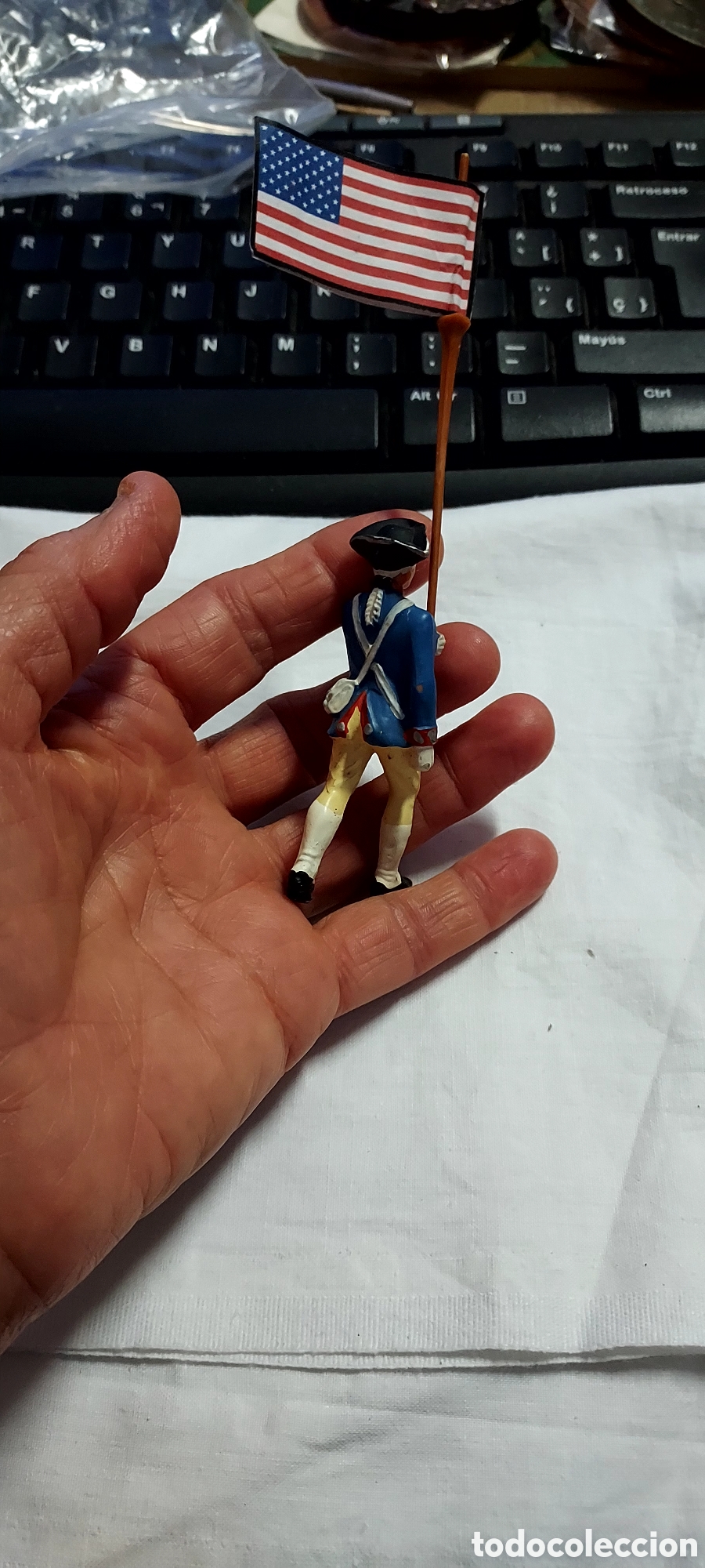 Figuras de goma y PVC: SOLDADO DE PLASTICO DURO - Foto 4