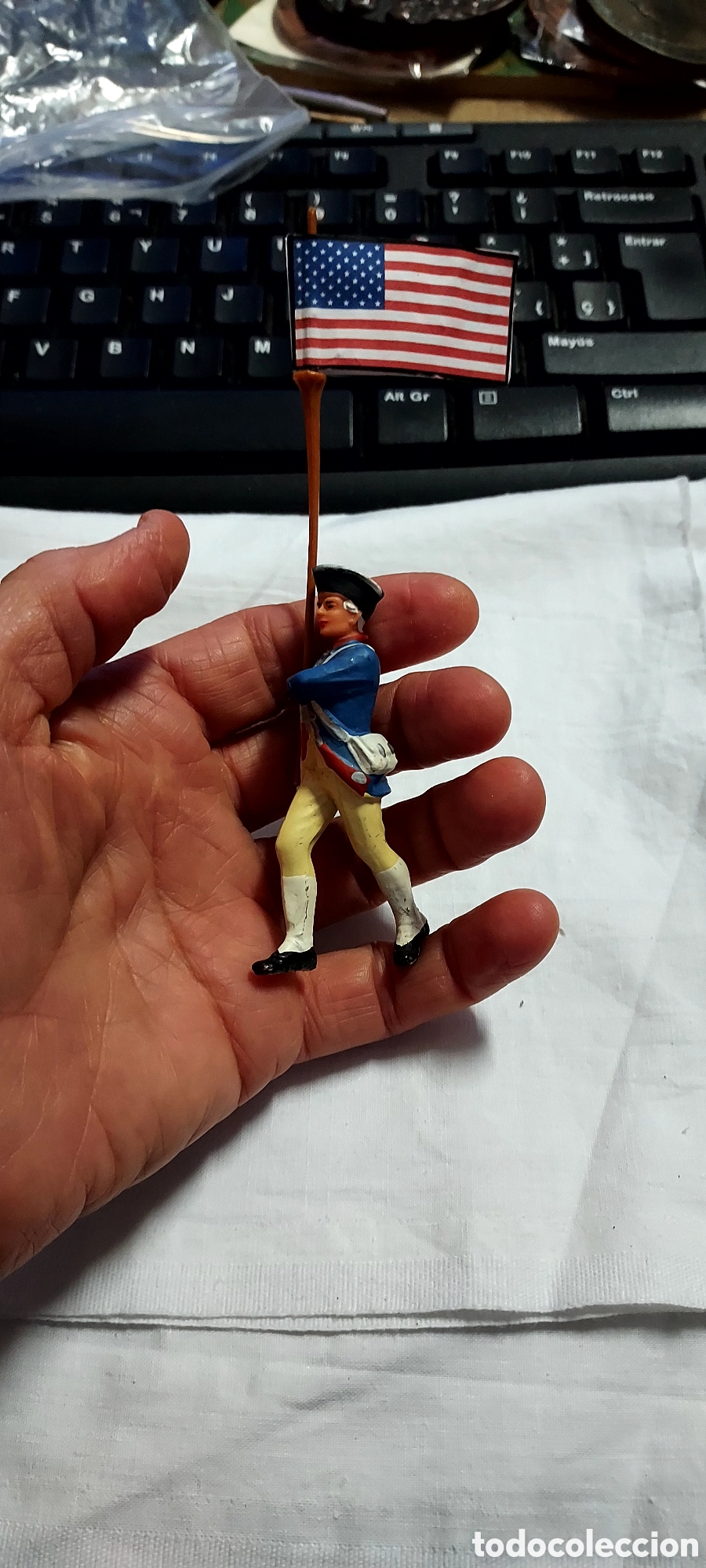 Figuras de goma y PVC: SOLDADO DE PLASTICO DURO - Foto 5