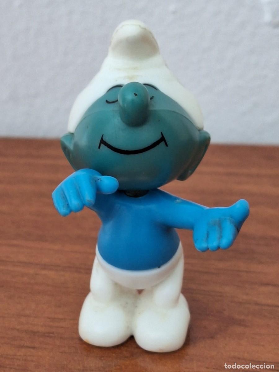 Figuras de goma Kinder: FIGURA KINDER PITUFO - Foto 1