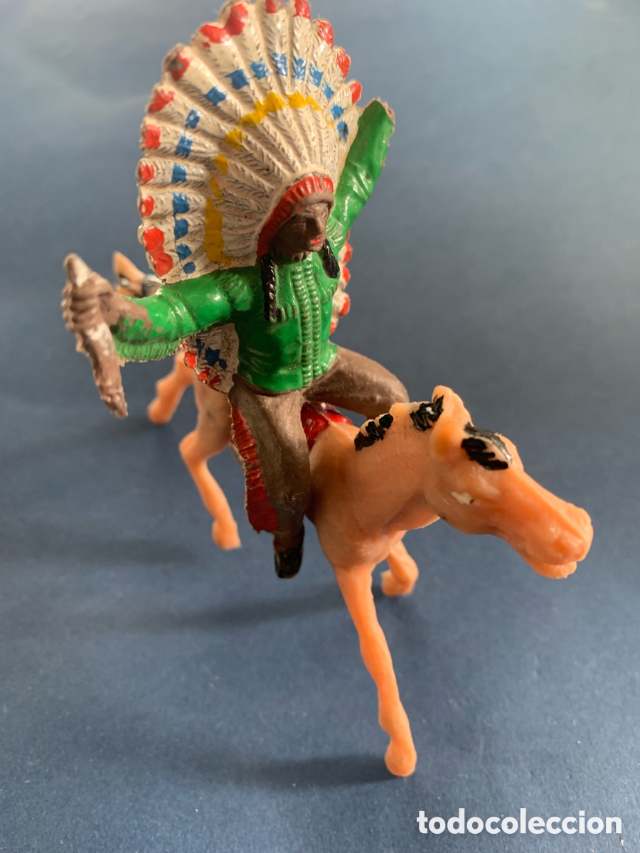 Figuras de goma y PVC: Figuras indio comansi - Foto 1