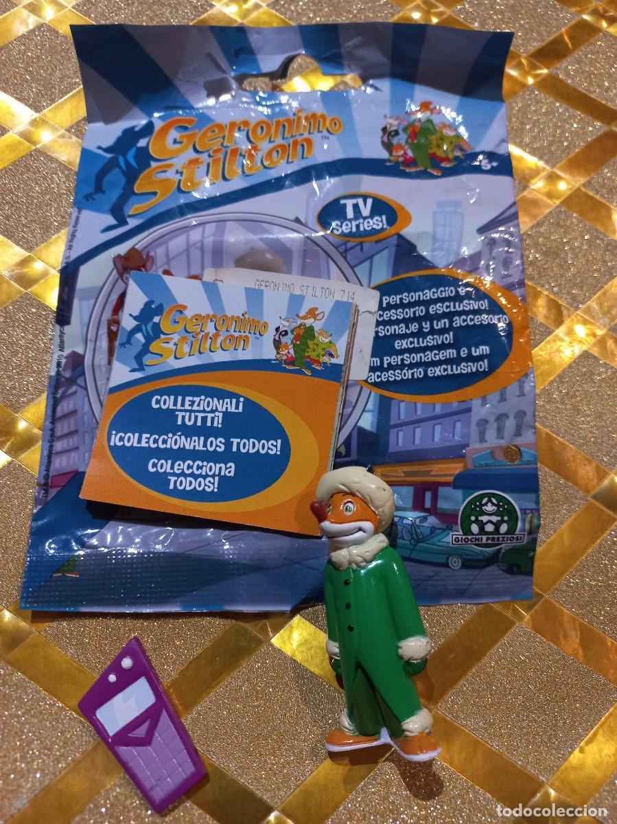 Figuras de goma Kinder: MU&Ntilde;ECO DE GERONIMO STILTON DE GIOCHI PREZIOSI 2010 ! - Foto 1