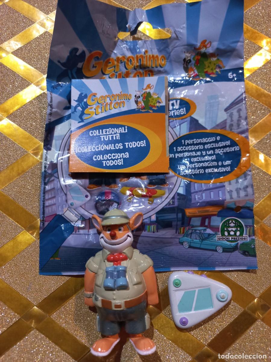 Figuras de goma Kinder: MU&Ntilde;ECO DE GERONIMO STILTON DE GIOCHI PREZIOSI 2010 ! - Foto 1