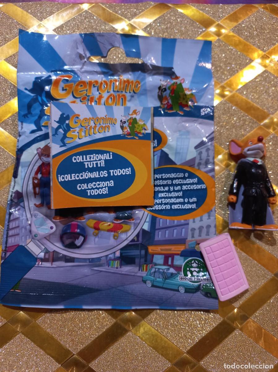 Figuras de goma Kinder: MU&Ntilde;ECO DE GERONIMO STILTON DE GIOCHI PREZIOSI 2010 ! - Foto 1