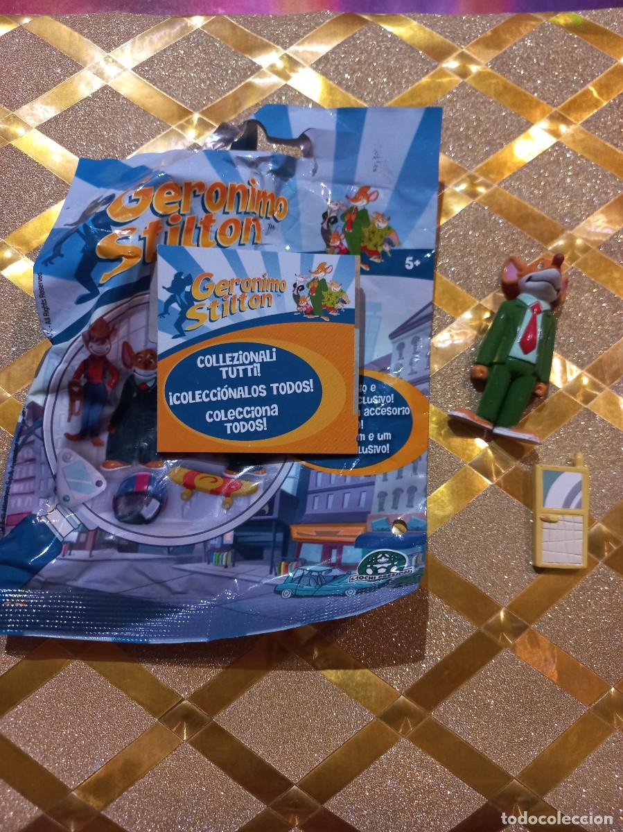 Figuras de goma Kinder: MU&Ntilde;ECO DE GERONIMO STILTON DE GIOCHI PREZIOSI 2010 ! - Foto 1