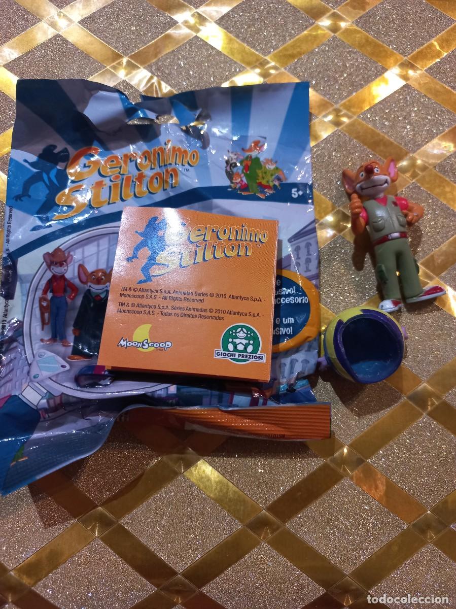 Figuras de goma Kinder: MU&Ntilde;ECO DE GERONIMO STILTON DE GIOCHI PREZIOSI 2010 ! - Foto 1