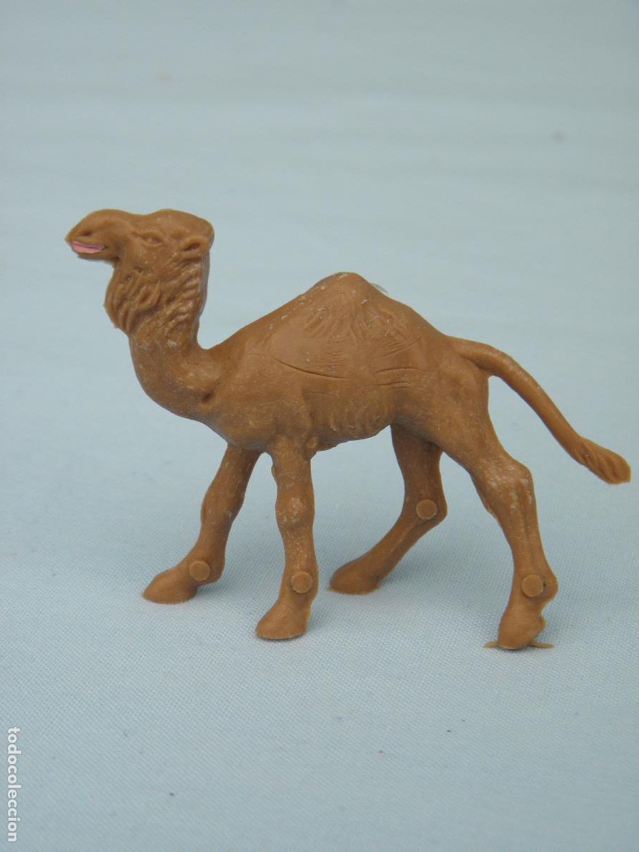 Figuras de Goma y PVC: Antigua figura Dromedario en miniatura para dioramas
