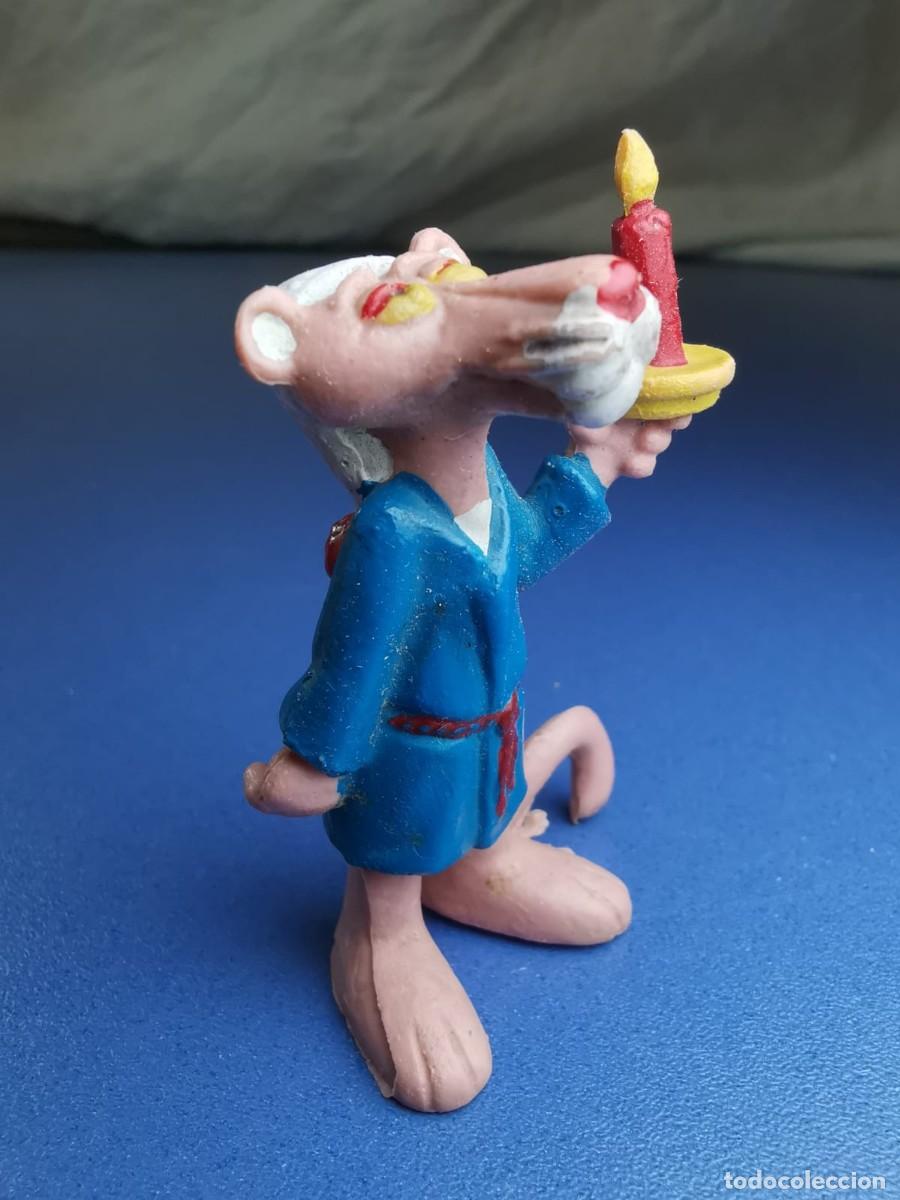 Figuras de goma y PVC: PANTERA ROSA - VELA / CANDELABRO - BATA AZUL - Foto 3