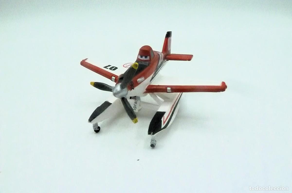 Figuras de Goma y PVC: Avioneta anfibio o Hidroavi&oacute;n Disney Pixar. Bullyland