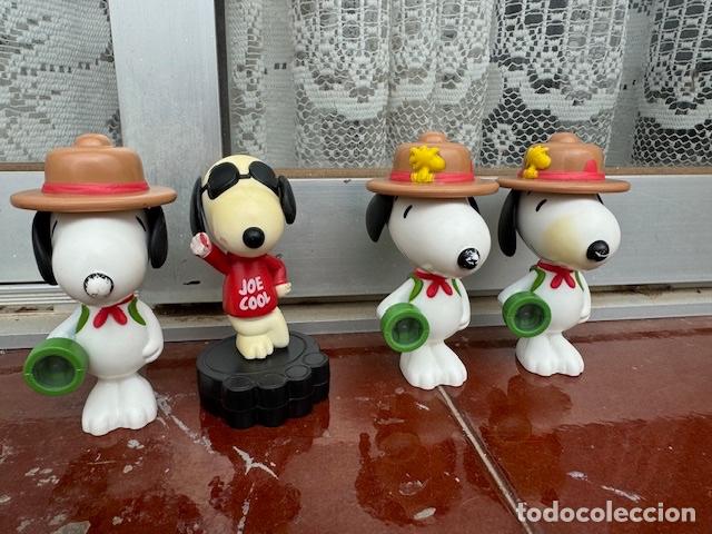 Figuras de goma y PVC: LOTE DE 4 FIGURAS DE SNOOPY - Foto 1