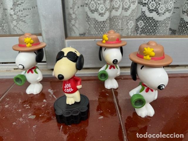 Figuras de goma y PVC: LOTE DE 4 FIGURAS DE SNOOPY - Foto 3