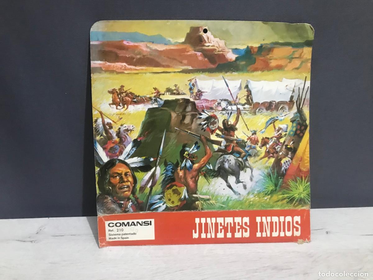 Figuras de goma y PVC: Jinetes indios comansi ref 210 - Foto 9