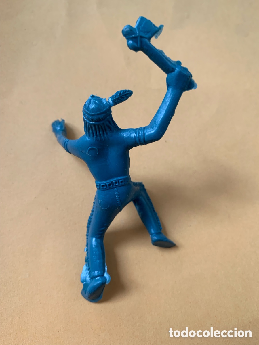 Figuras de goma y PVC: Figura indio pl&aacute;stico 60 mm - Foto 1