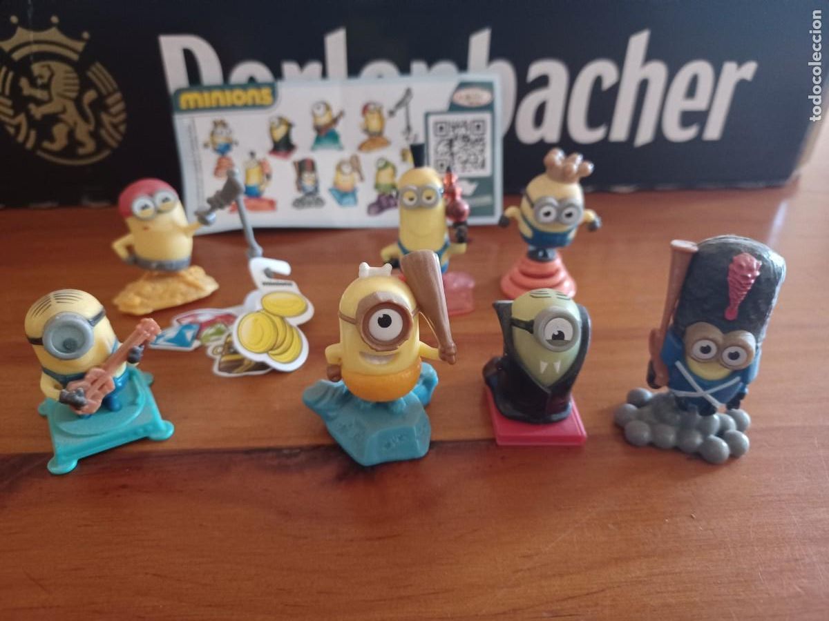 Figuras de goma Kinder: Minions colecci&oacute;n kinder 7/8 - Foto 1