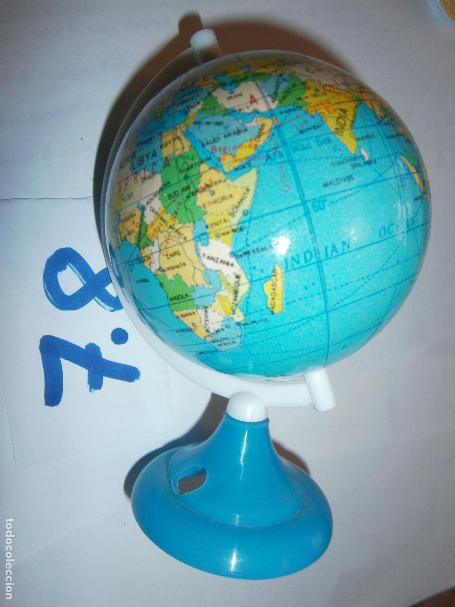 Figurines en Caoutchouc et PVC: ANTIGUA BOLA DEL MUNDO PEQUE&Ntilde;A AFILADOR