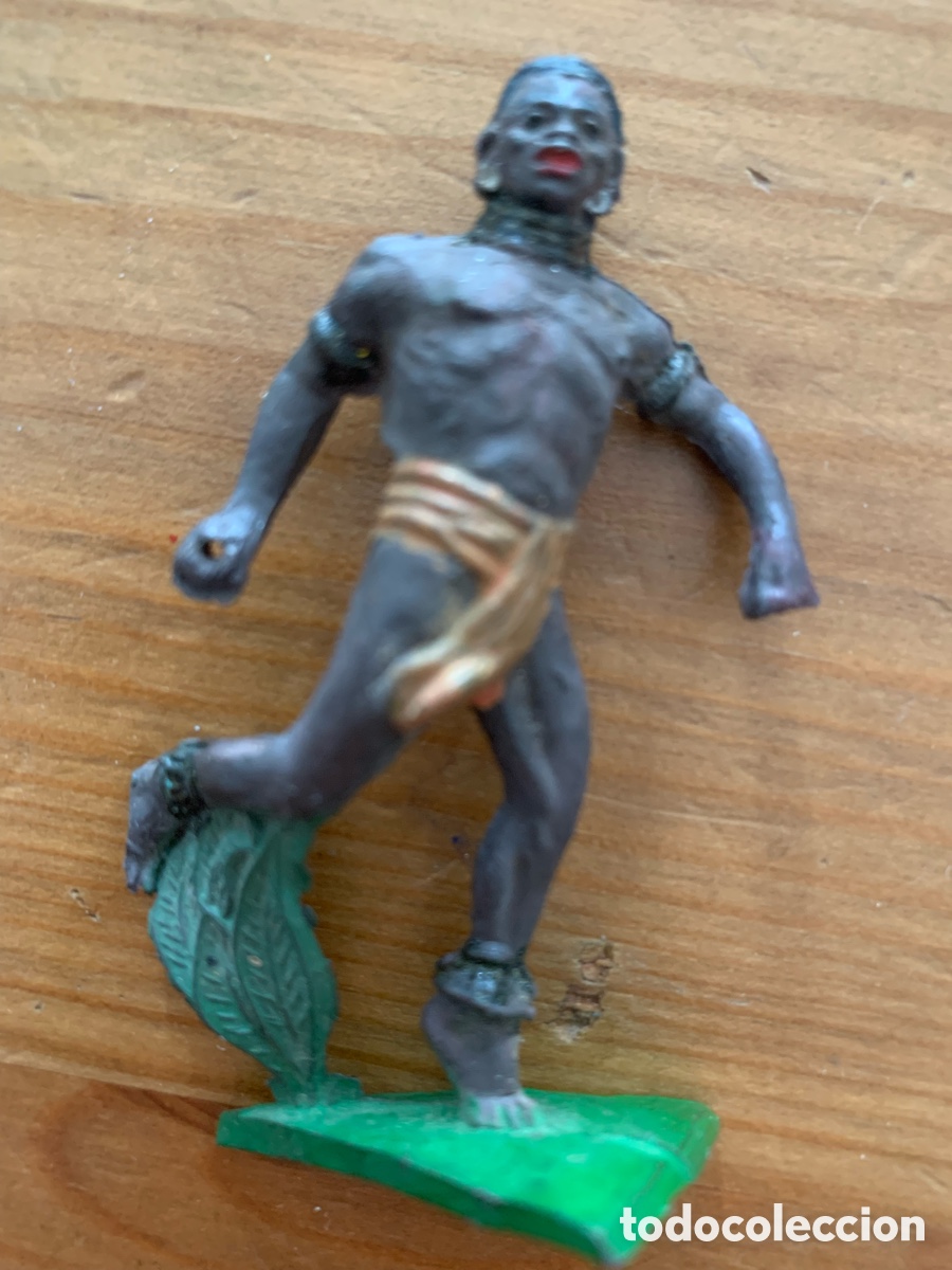 Figuras de goma y PVC: Guerrero africano jecsan goma
