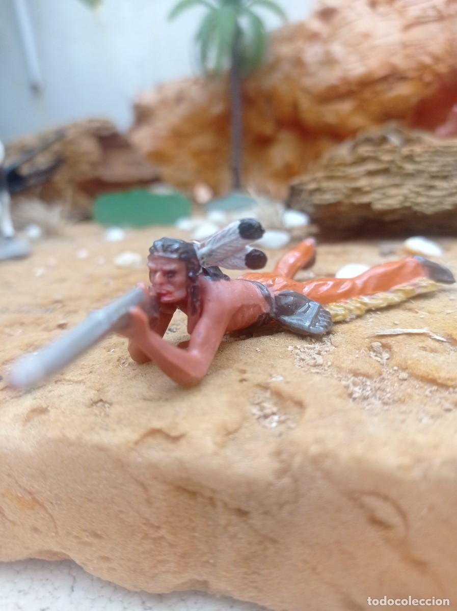 Figuras de goma y PVC: Indio de elastolin jecsan - Foto 2