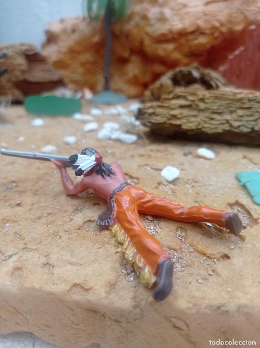 Figuras de goma y PVC: Indio de elastolin jecsan - Foto 3
