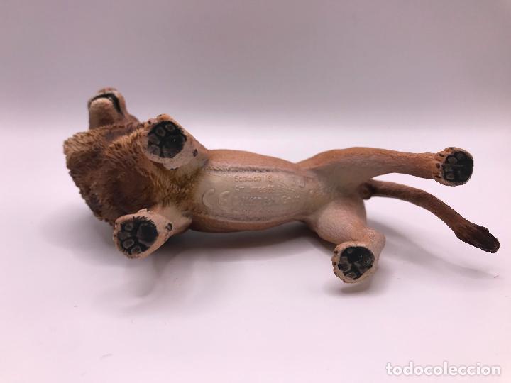 Figuras de goma y PVC: Le&oacute;n. Schleich. Figura de goma. - Foto 3