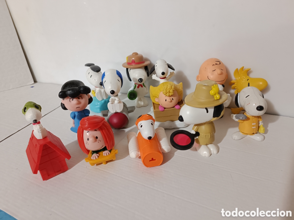 Figuras de goma y PVC: Figuras Snoopy, McDonalds - Foto 1