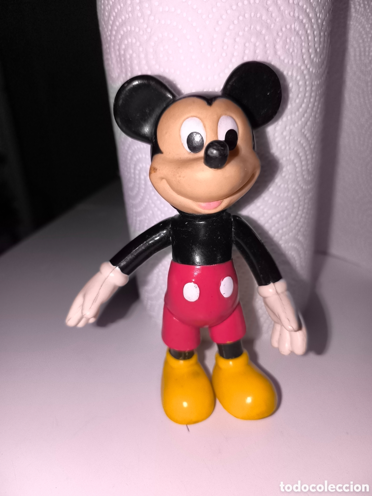 Figuras de goma y PVC: ANTIGUO MICKEY MOUSE GOMA