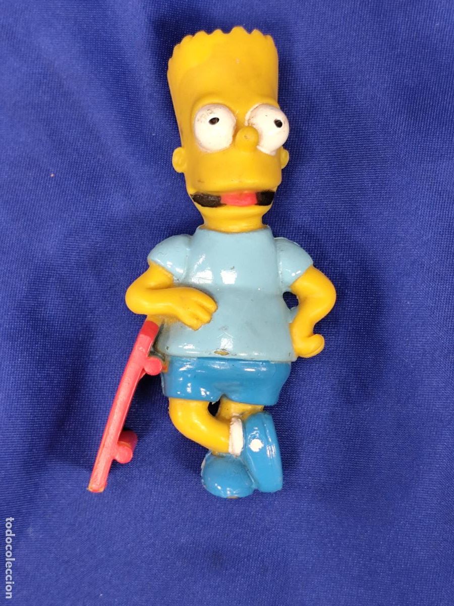 Figuras de goma y PVC: FIGURA PLASTICO DURO - Bart Simpson los - PVC - Foto 1