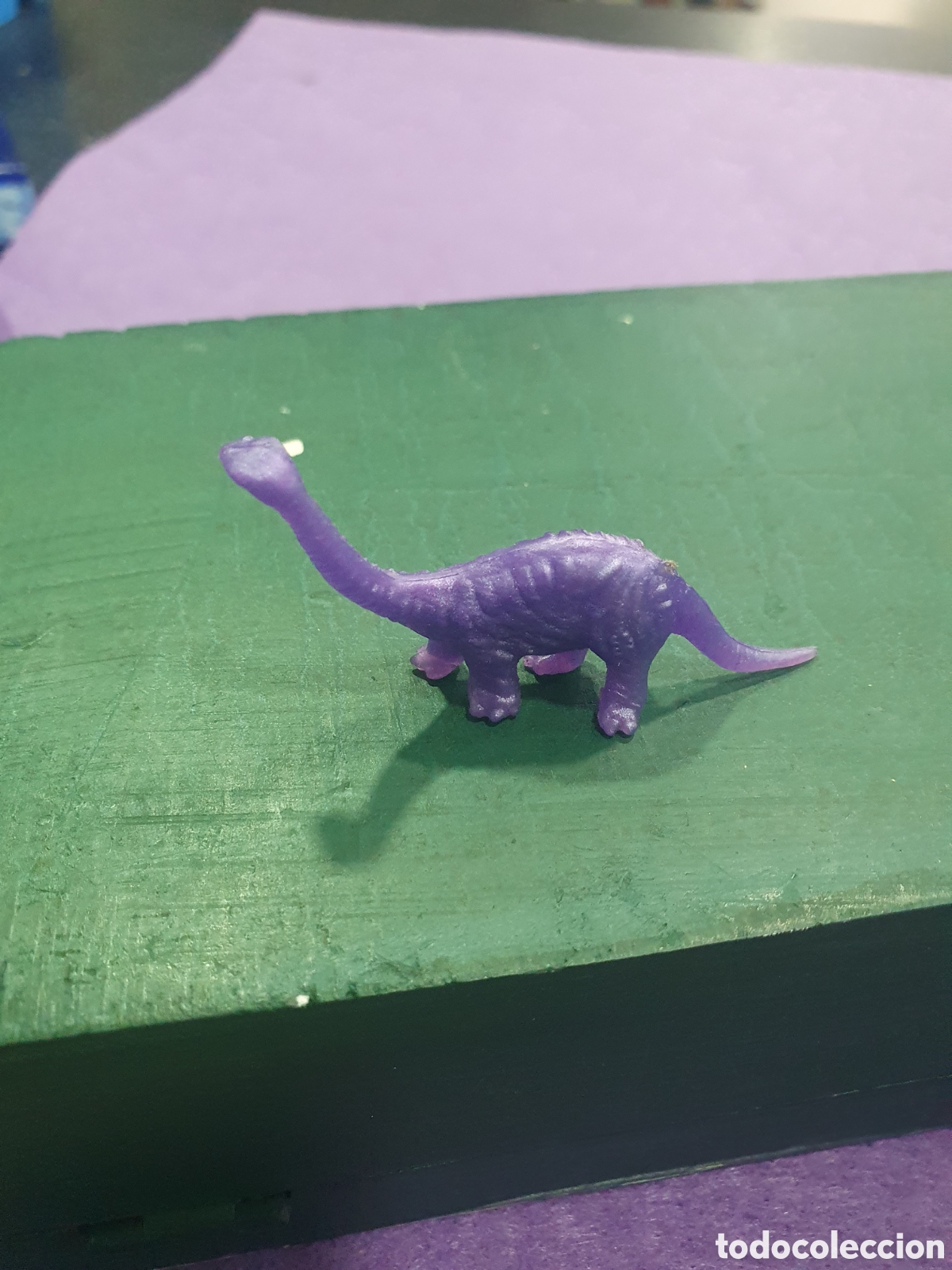 Figuras de goma y PVC: Dinosaurio de pl&aacute;stico Dunkin. (L24) - Foto 3